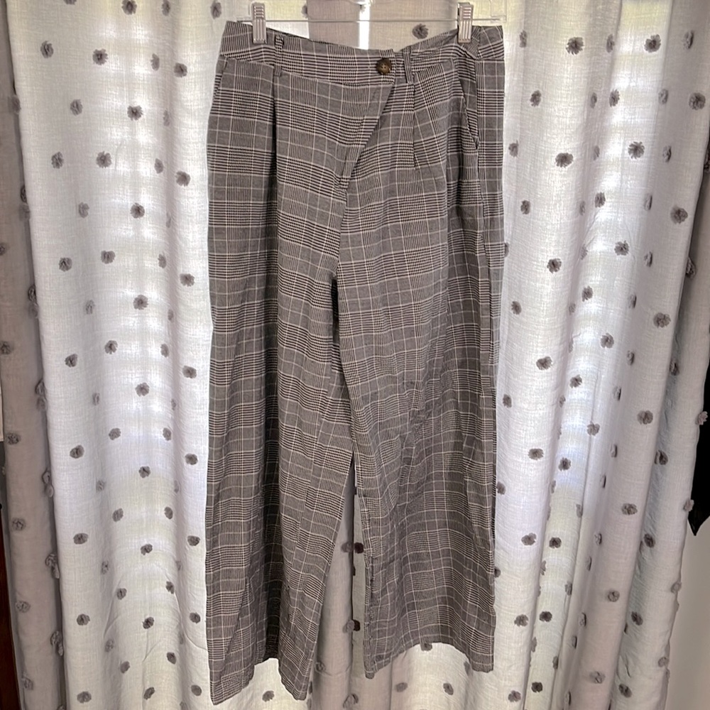 Plaid dress pants